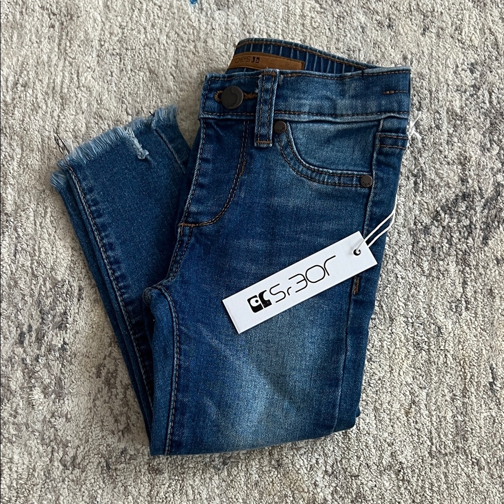 Joe’s Jeans Kids Frayed Hem Blue Jeans NWT - 24months